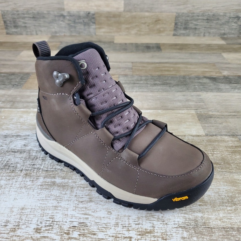 Oboz‎ Sphinx B-DRY Womens Hiking Shoes Sz 8 Koala Lace Up Mid Top Waterproof